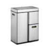 Balde Reciclagem 30x15x15L Inox Escovado Mirage Plus